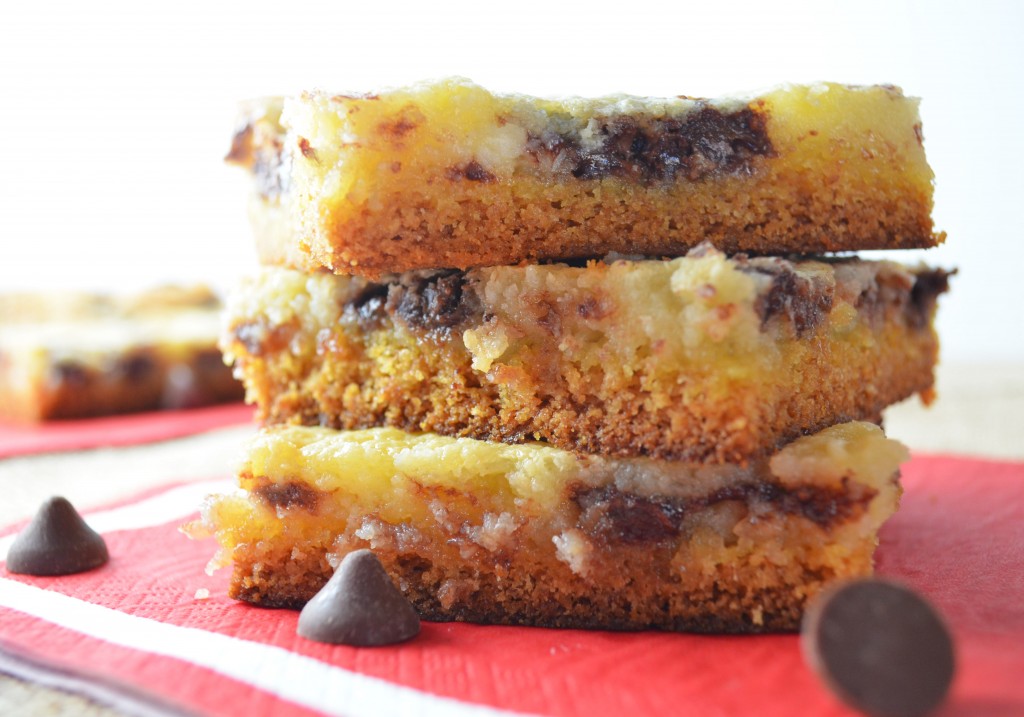 Caramel Chocolate Chip Butter Cake