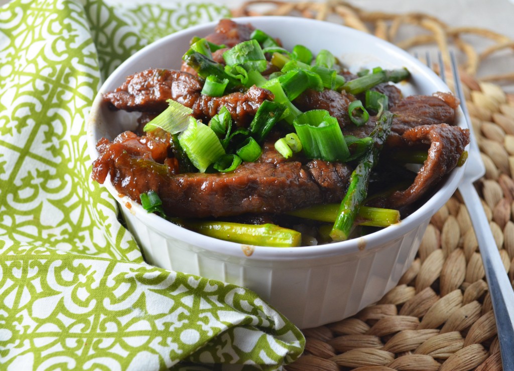 Mongolian Beef with Asparagus