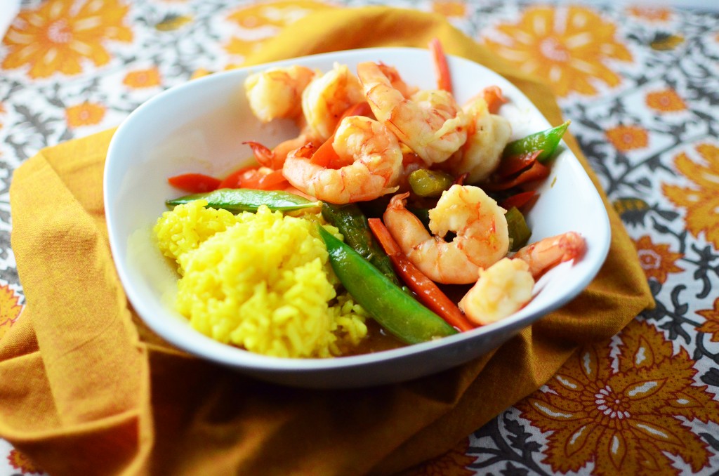 Lemony Shrimp Stir Fry