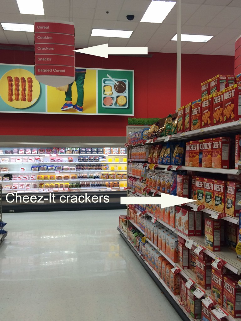 Target cheez it aisle