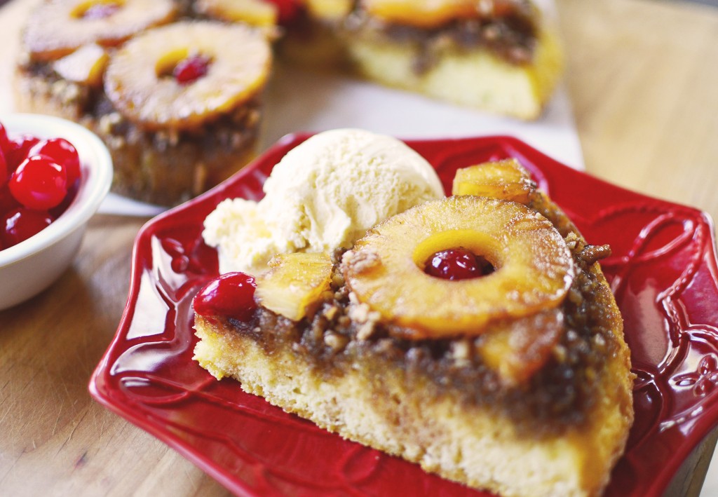 Pineapple Upside-Down Cake piece