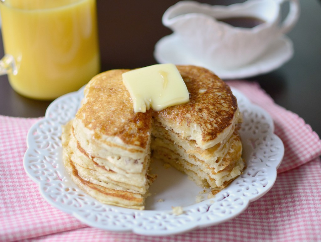 Buttermilk Pancakes bite