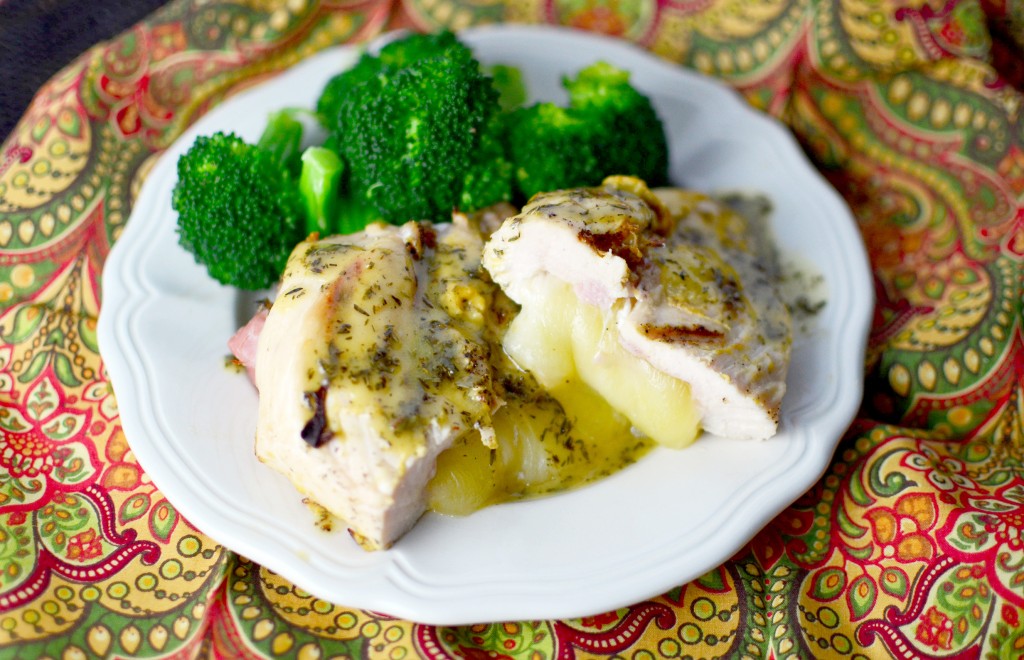 Grilled Stuffed Chicken Cordon Bleu