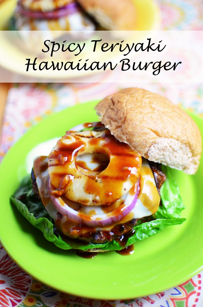 Spicy Teriyaki Hawaiian Burger tall text