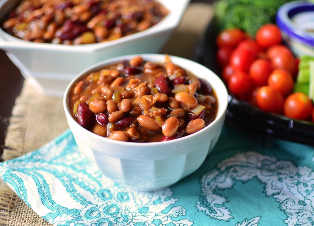 Slow Cooker Baked Beans wide