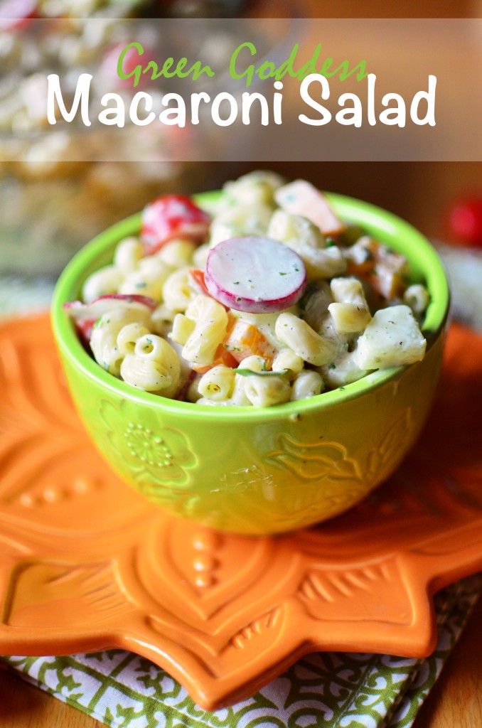 Green Goddess Macaroni Salad tall text