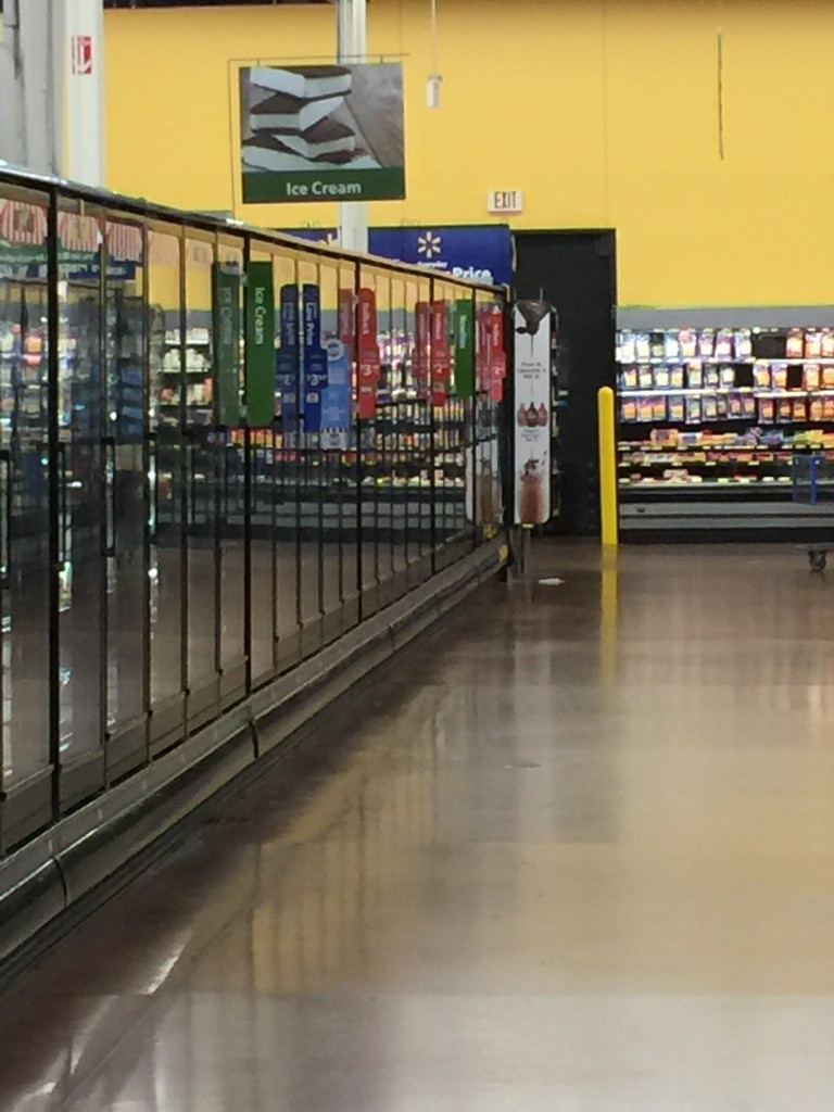 Ice cream aisle