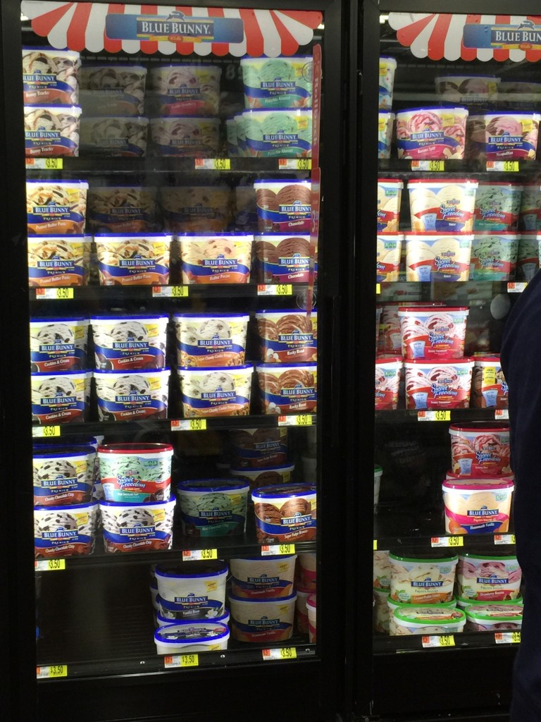 Ice cream case