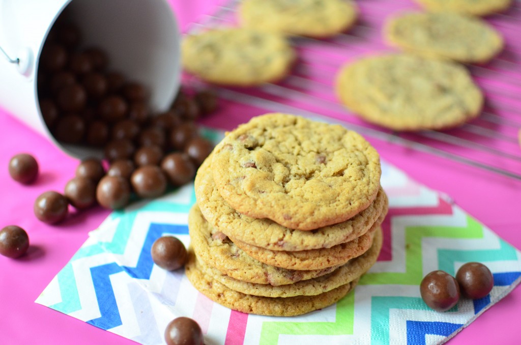 Mocha Whopper Chocolate Chip Cookies wide spill