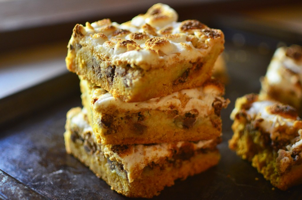 Smores butter cake wide