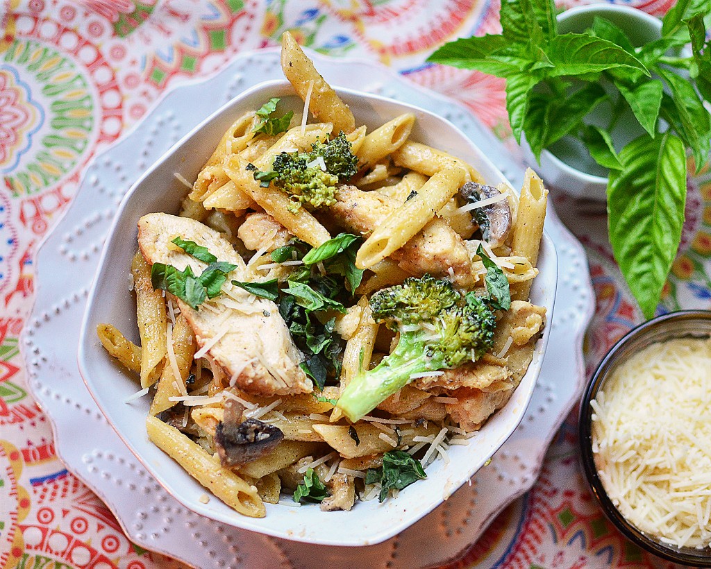 Cajun Chicken Alfredo aerial