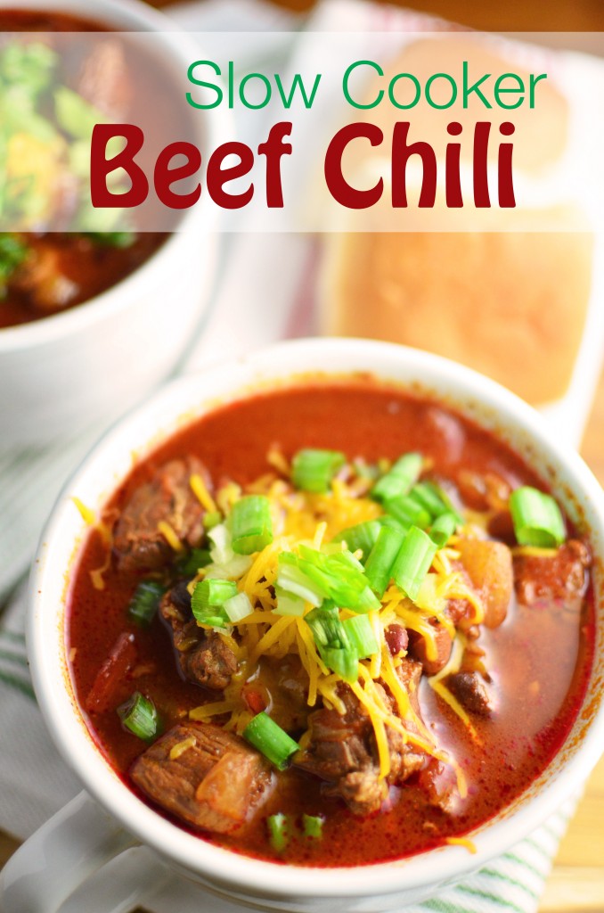 Slow Cooker Beef Chili tall