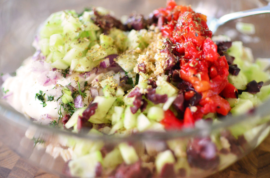 turkey-tzatziki-salad-ingredients