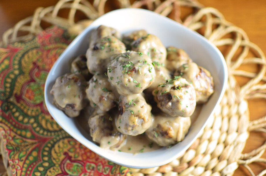 Baked Spiced Swedish Meatballs - Simple, Sweet & Savory