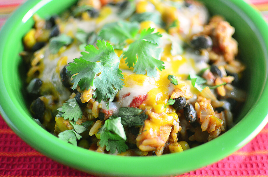 Quick and Easy Chicken Burrito Bowls - Simple, Sweet & Savory