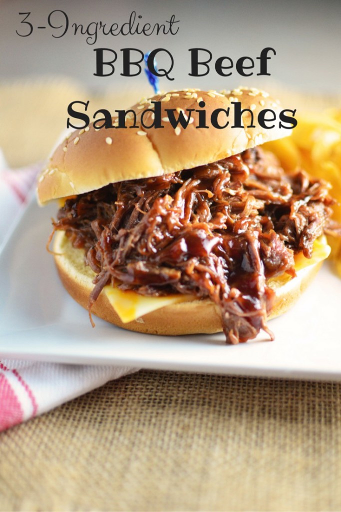 3-Ingredient BBQ Beef Sandwiches - Simple, Sweet & Savory