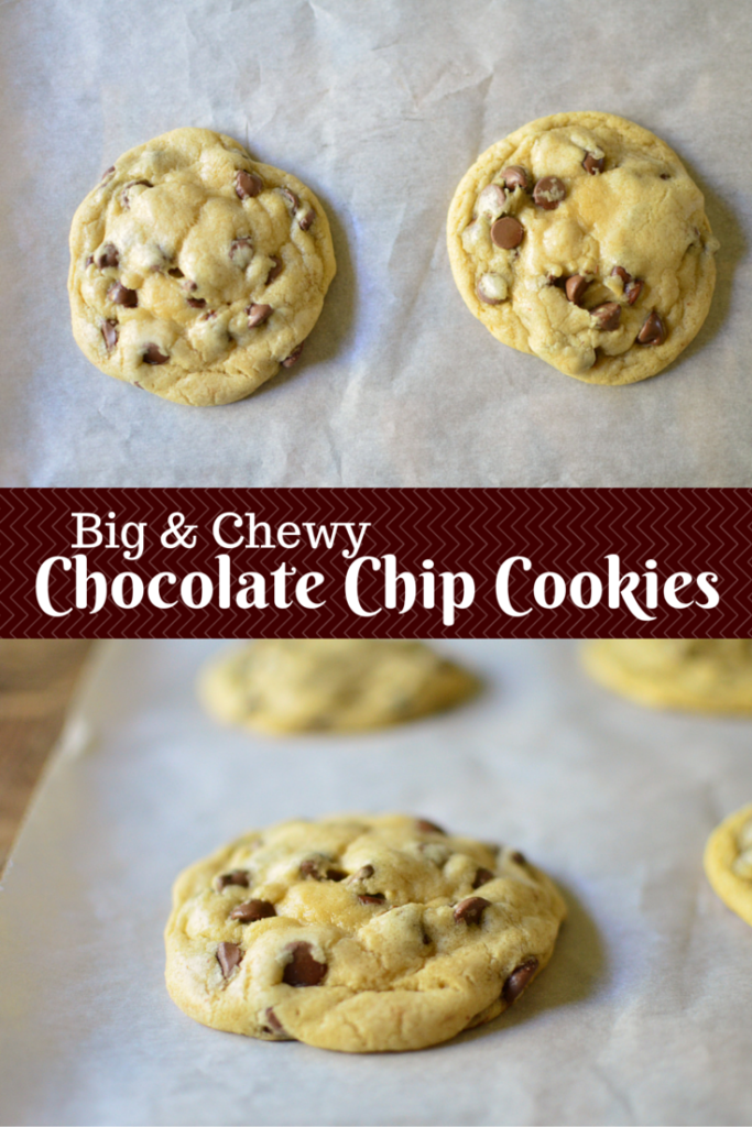 Big and Chewy Chocolate Chip Cookies - Simple, Sweet & Savory