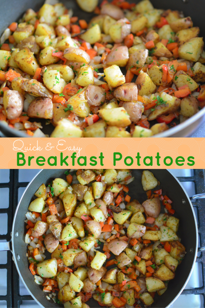 Quick and Easy Breakfast Potatoes - Simple, Sweet & Savory