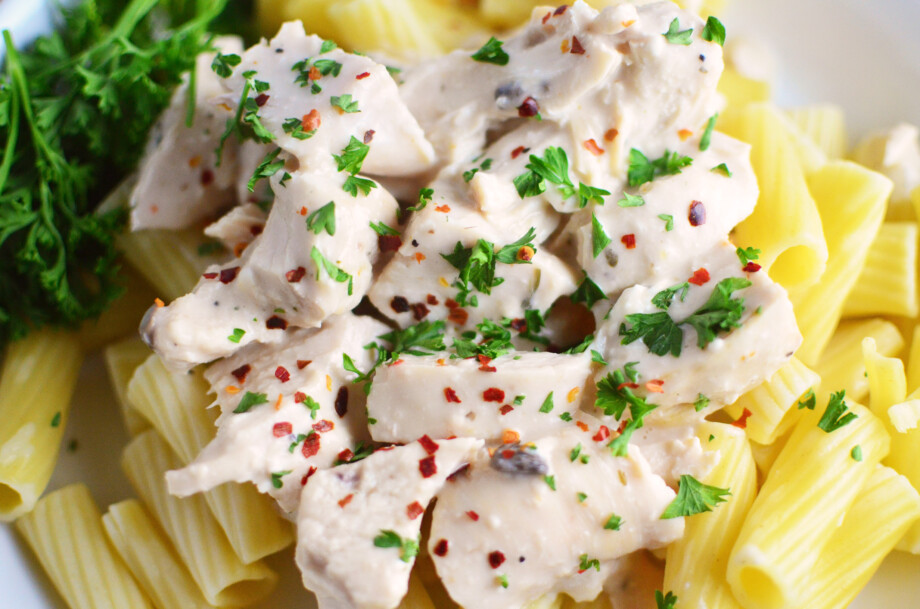 Slow Cooker Creamy Italian Chicken - Simple, Sweet & Savory