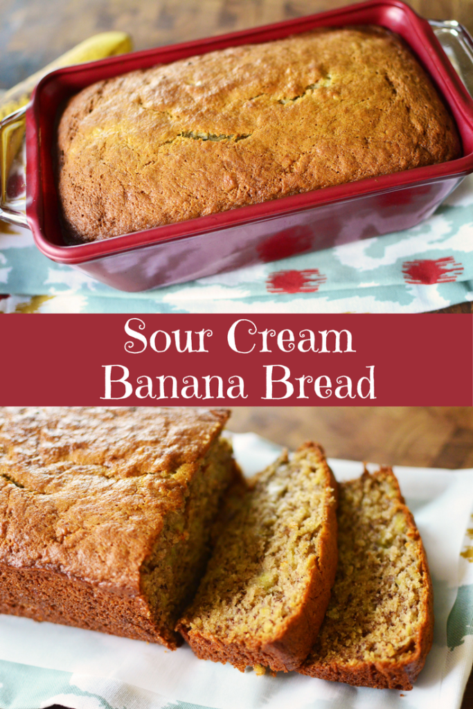 Sour Cream Banana Bread - Simple, Sweet & Savory