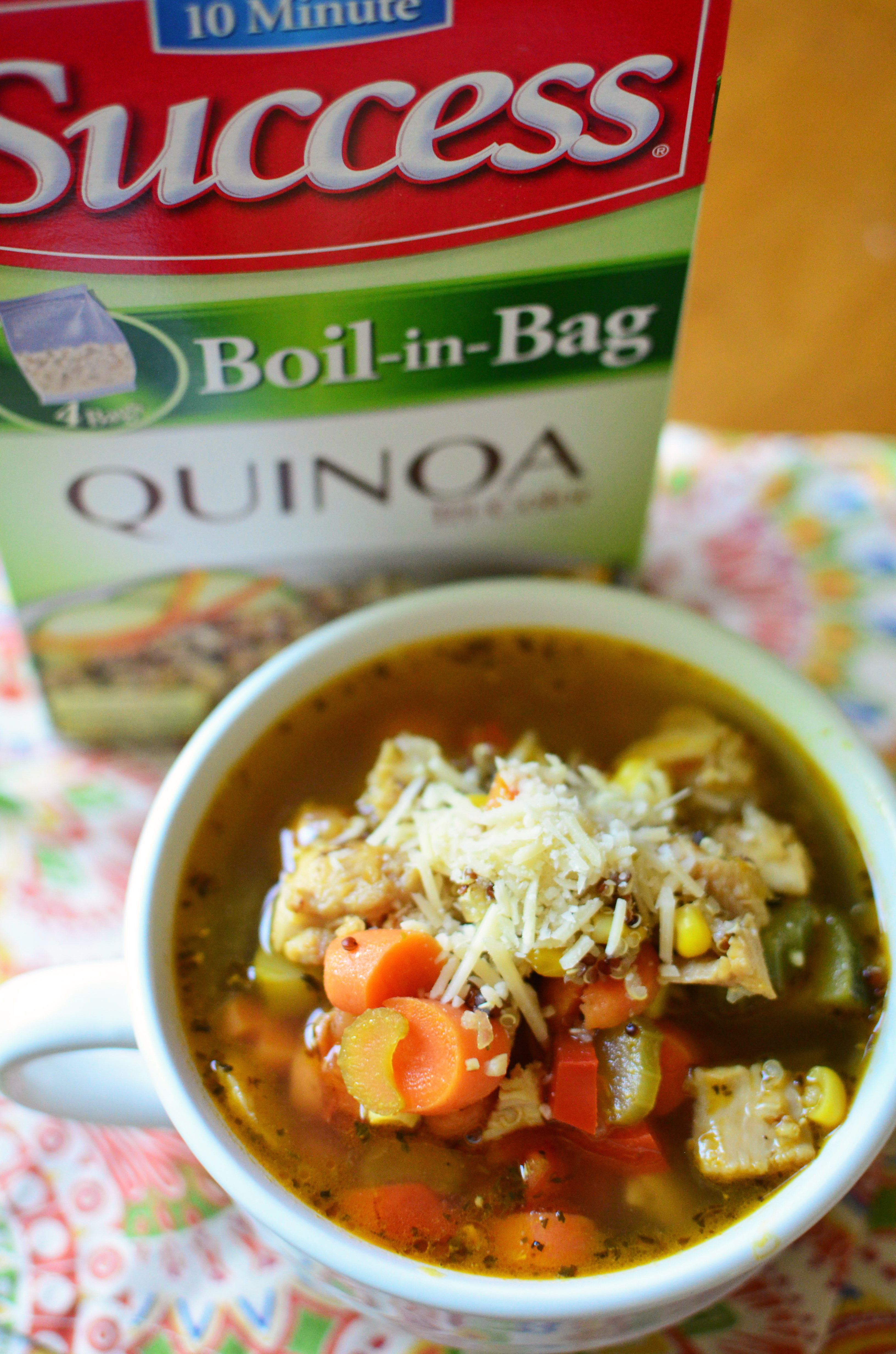 Chicken and Summer Vegetable Quinoa Soup - Simple, Sweet & Savory