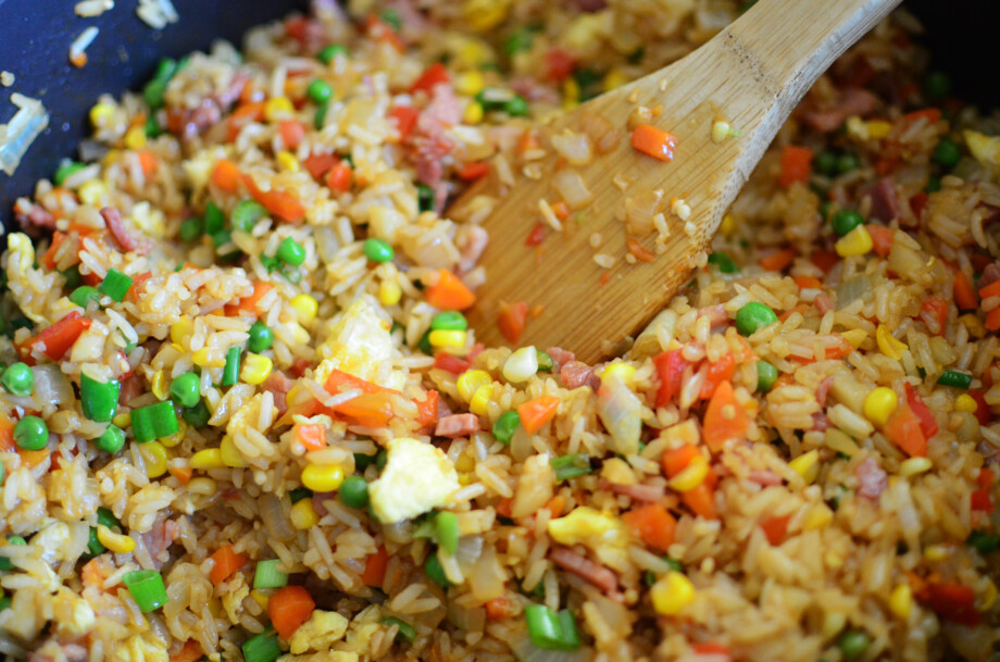 Ham Fried Rice - Simple, Sweet & Savory