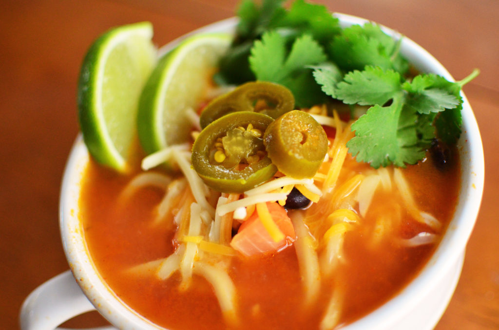 Mexican Chicken Noodle Soup - Simple, Sweet & Savory